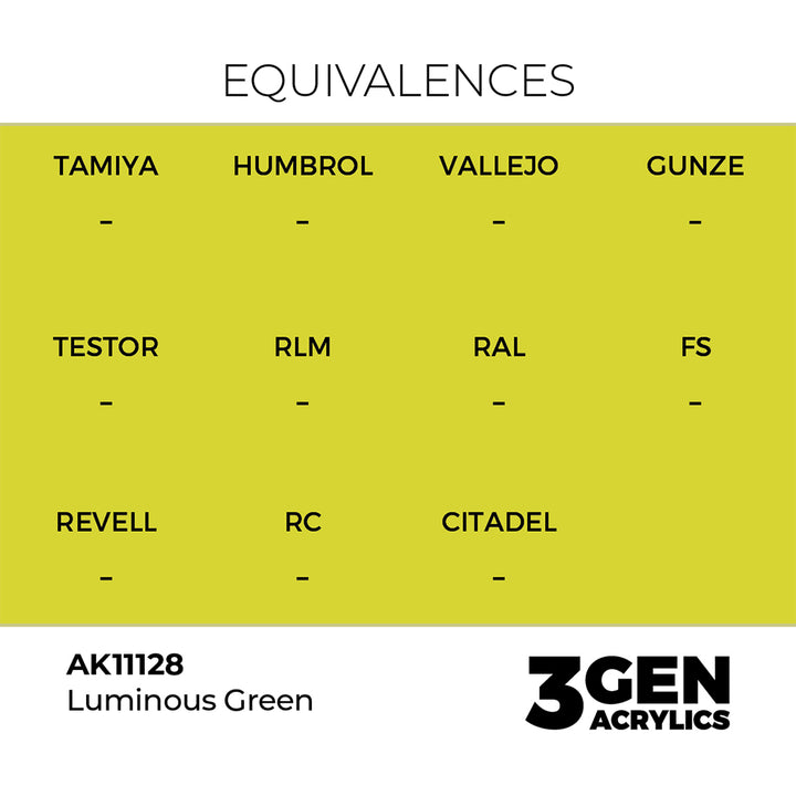 AK - Luminous Green (18ml) - 3Gen Acrylics