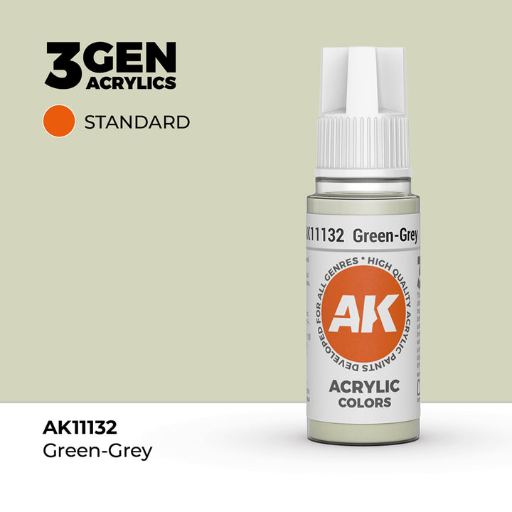 AK - Green Grey (18ml) - 3Gen Acrylics
