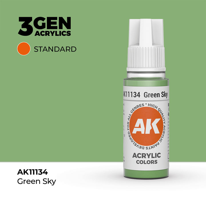 AK - Green Sky (18ml) - 3Gen Acrylics