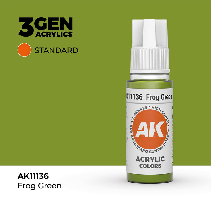 AK - Frog Green (18ml) - 3Gen Acrylics