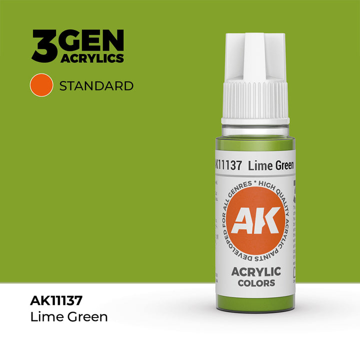 AK - Lime Green (18ml) - 3Gen Acrylics