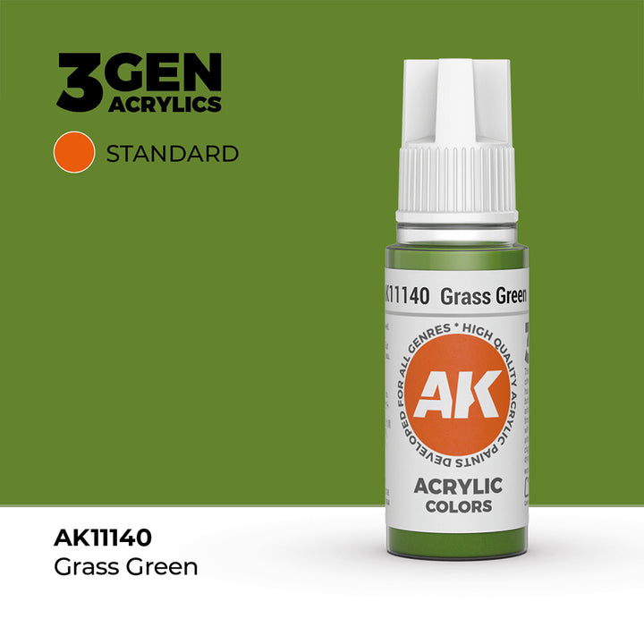 AK - Grass Green (18ml) - 3Gen Acrylics