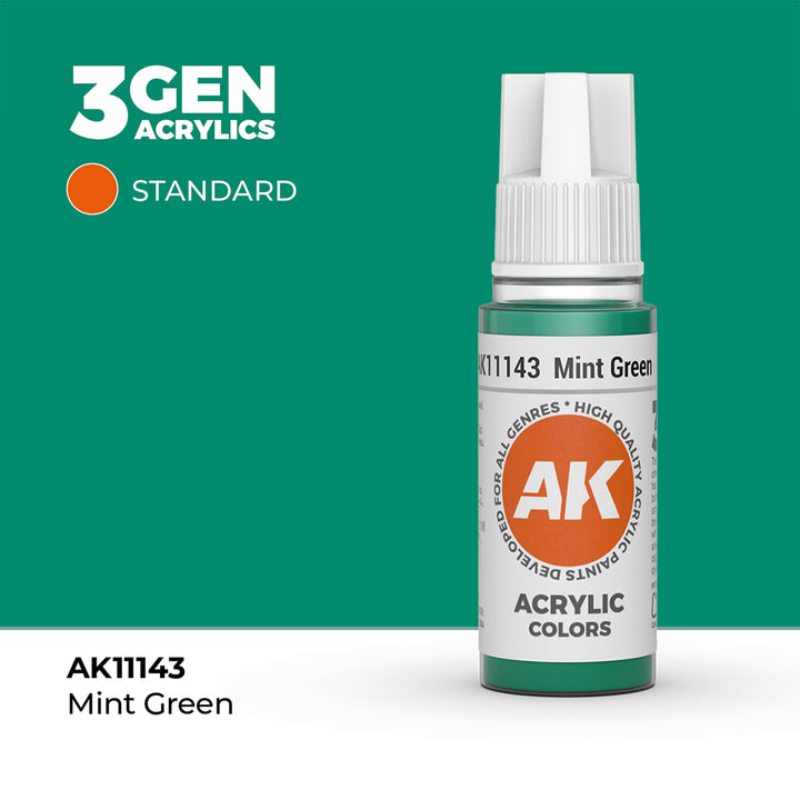 AK - Mint Green (18ml) - 3Gen Acrylics