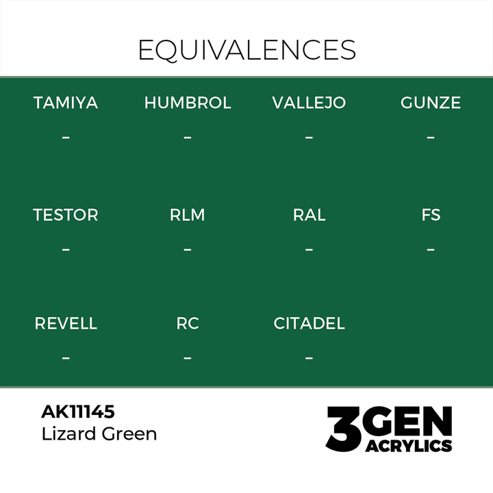 AK - Lizard Green (18ml) - 3Gen Acrylics