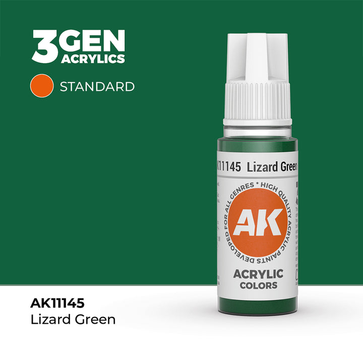 AK - Lizard Green (18ml) - 3Gen Acrylics