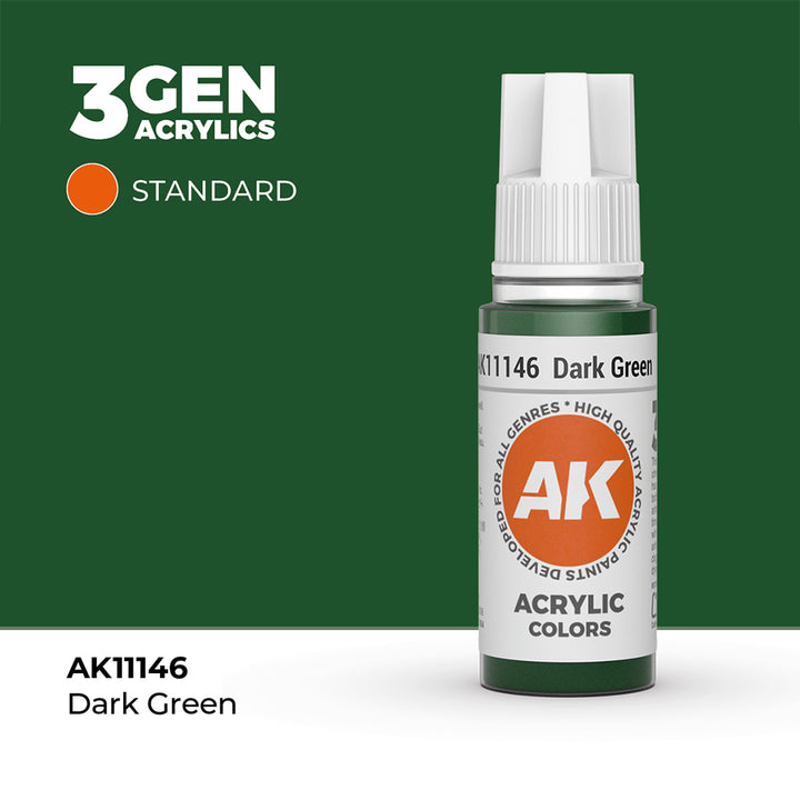 AK - Dark Green (18ml) - 3Gen Acrylics