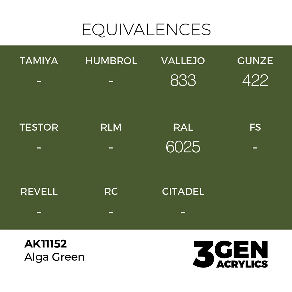 AK - Alga Green (18ml) - 3Gen Acrylics