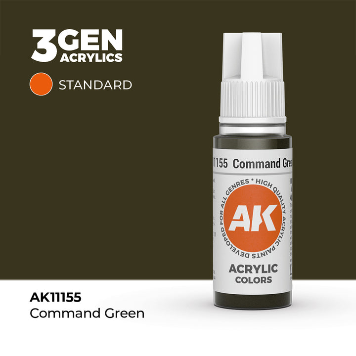 AK - Command Green (18ml) - 3Gen Acrylics