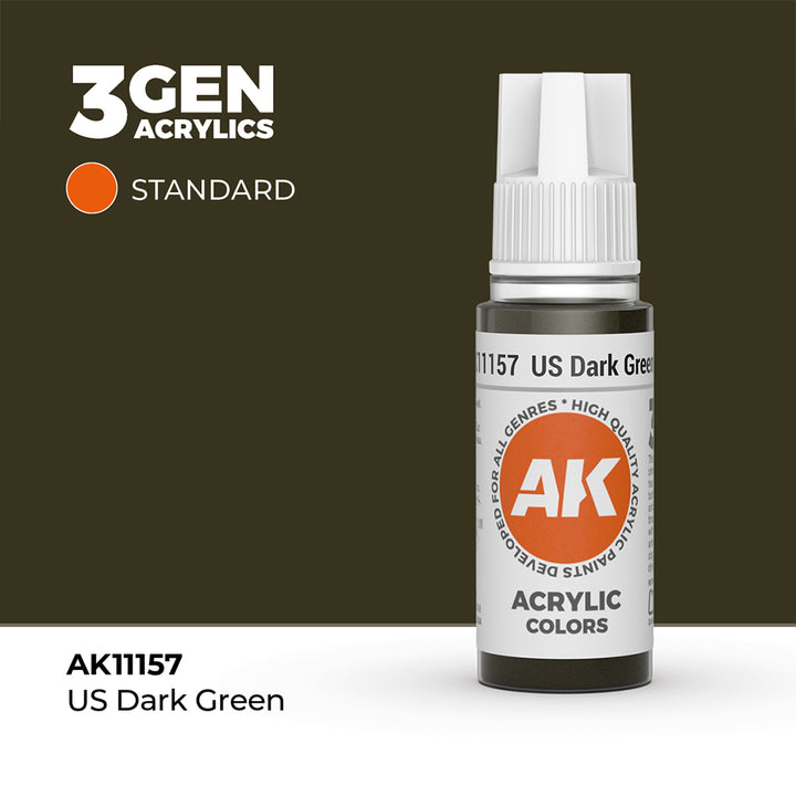 AK - US Dark Green (18ml) - 3Gen Acrylics