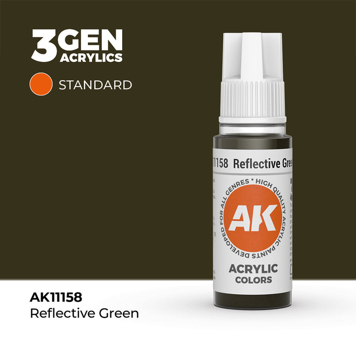 AK - Reflective Green (18ml) - 3Gen Acrylics
