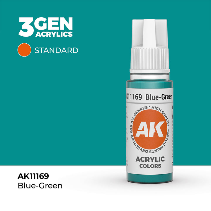 AK - Blue Green (18ml) - 3Gen Acrylics