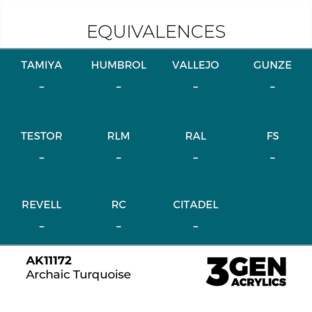AK - Archaic Turquoise (18ml) - 3Gen Acrylics