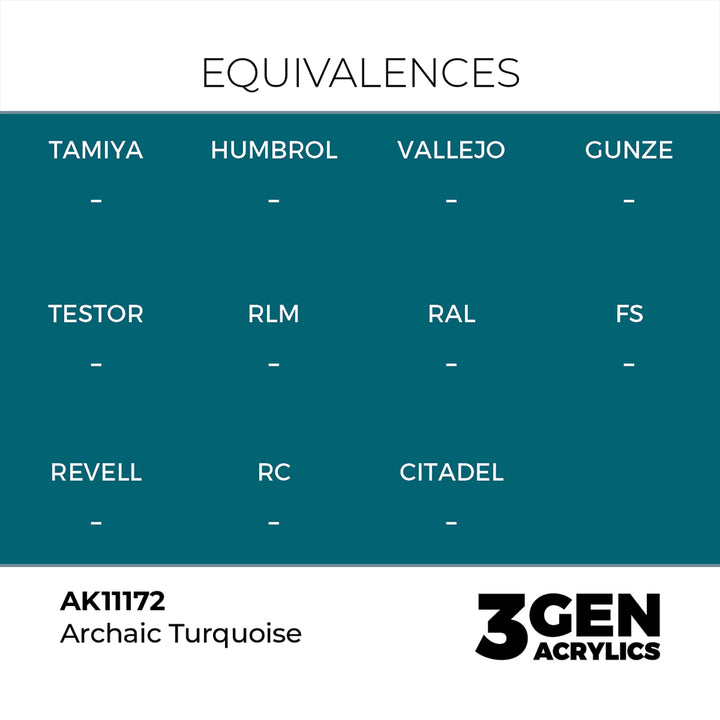 AK - Archaic Turquoise (18ml) - 3Gen Acrylics