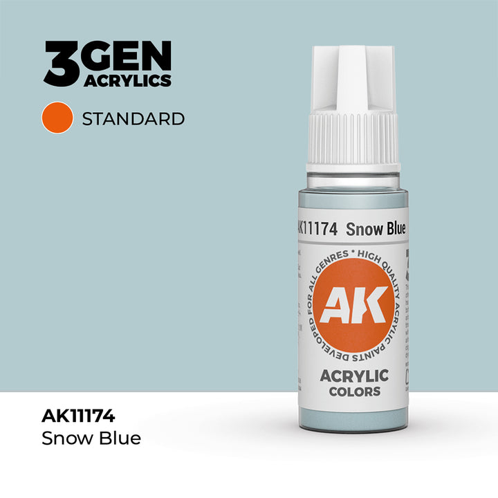 AK - Snow Blue (18ml) - 3Gen Acrylics