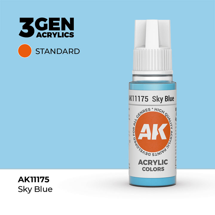 AK - Sky Blue (18ml) - 3Gen Acrylics
