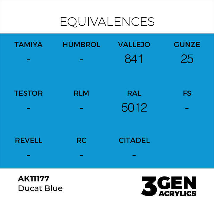 AK - Ducat Blue (18ml) - 3Gen Acrylics