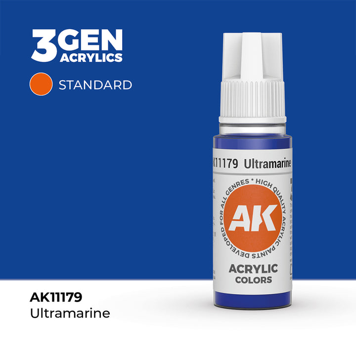 AK - Ultramarine (18ml) - 3Gen Acrylics