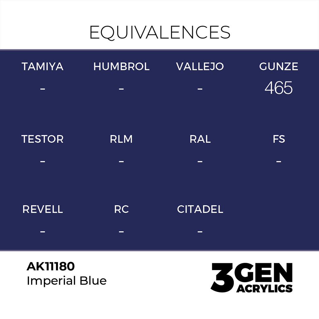 AK - Imperial Blue (18ml) - 3Gen Acrylics