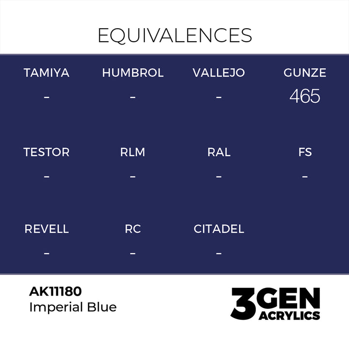 AK - Imperial Blue (18ml) - 3Gen Acrylics