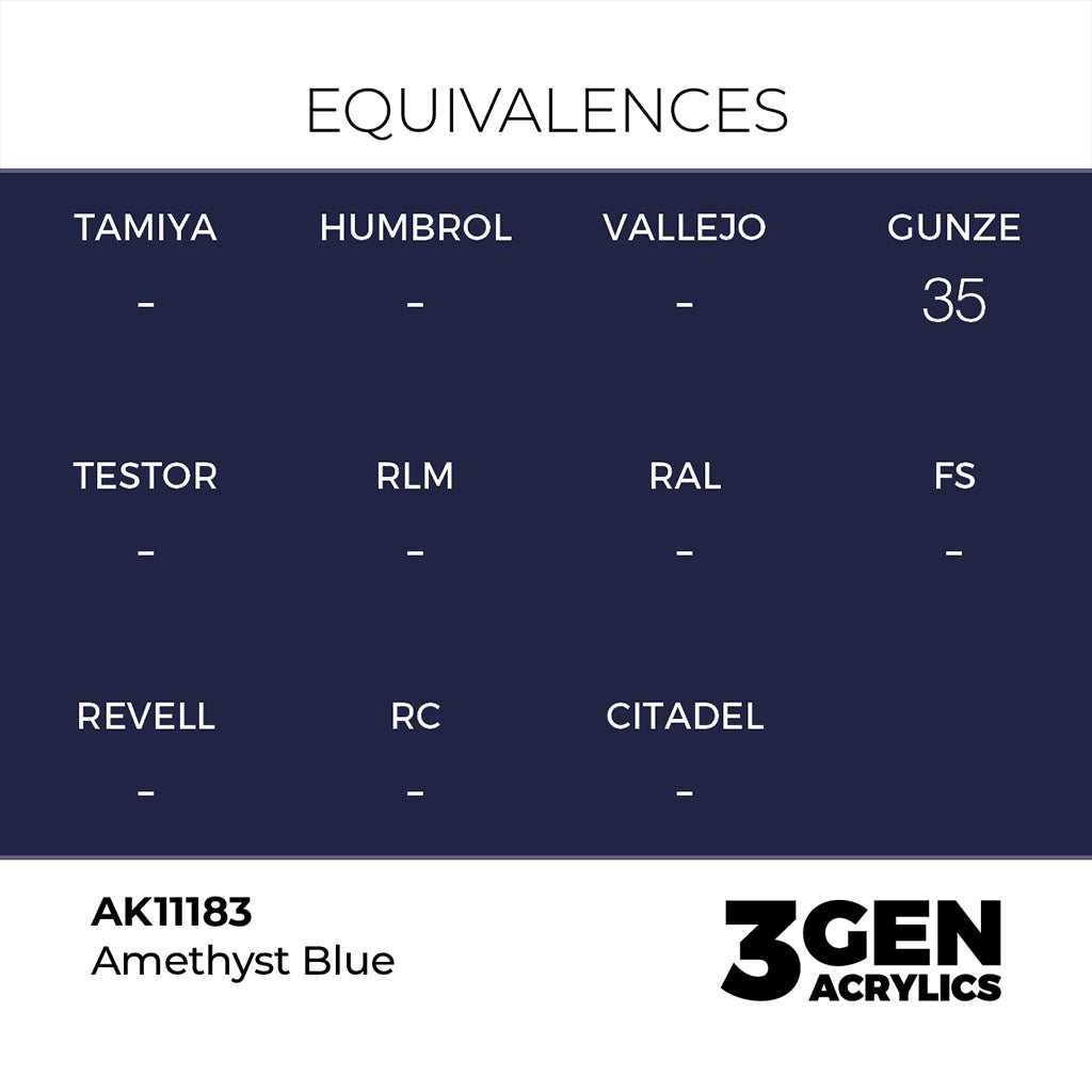 AK - Amethyst Blue (18ml) - 3Gen Acrylics
