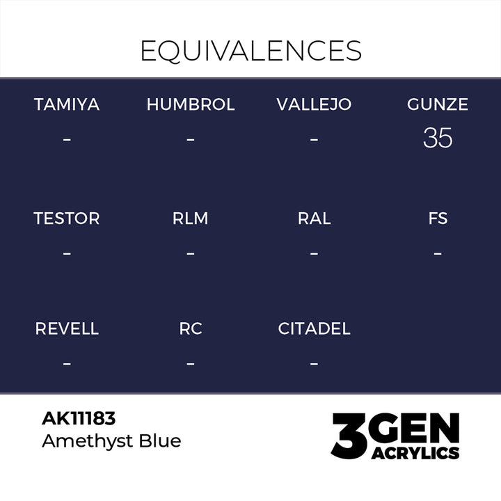 AK - Amethyst Blue (18ml) - 3Gen Acrylics