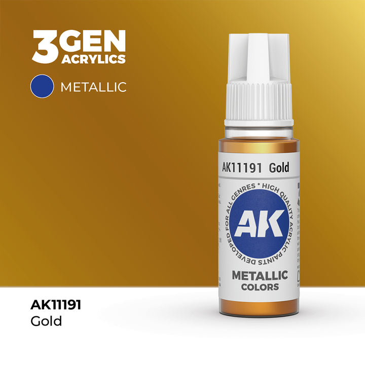 AK - Gold (18ml) - 3Gen Acrylics