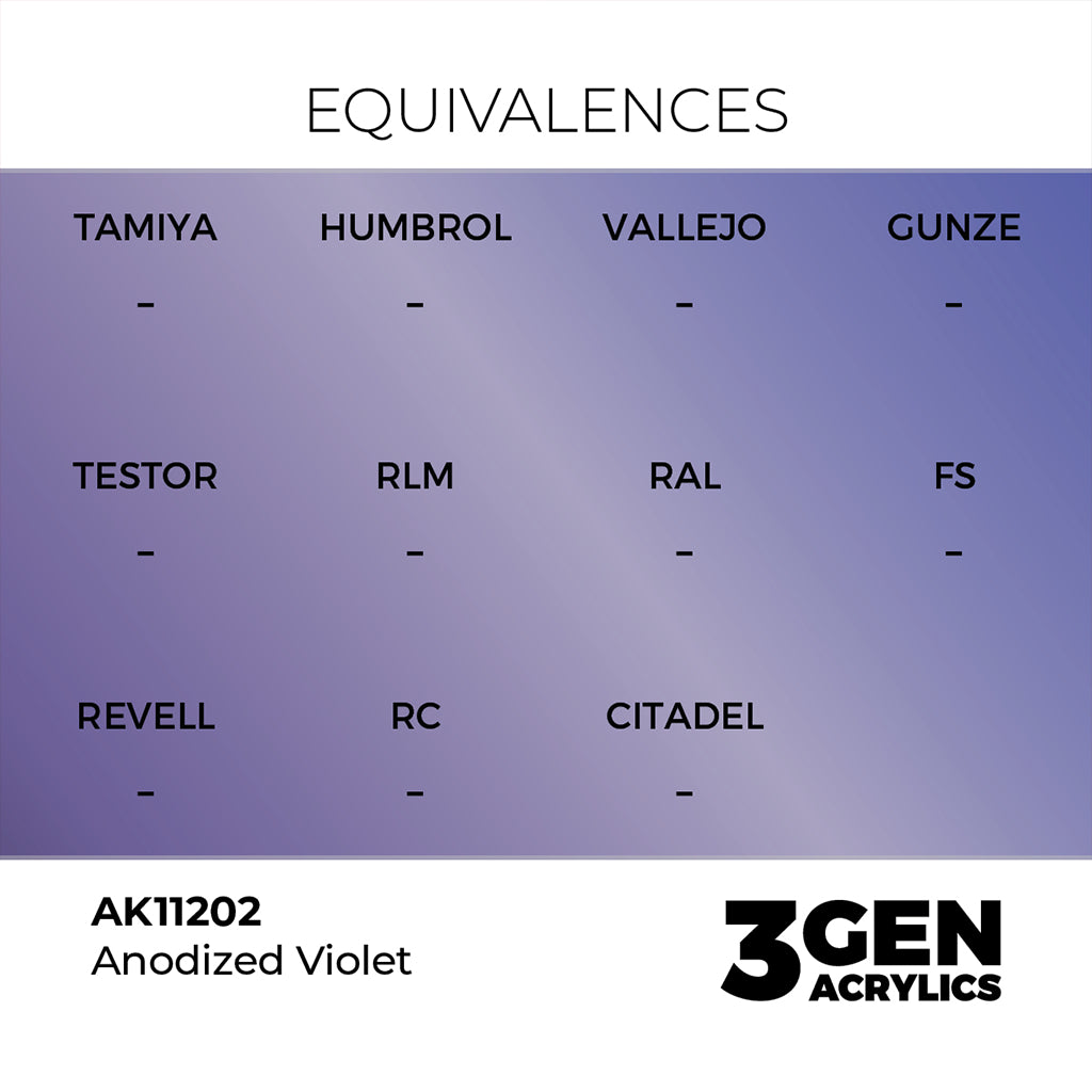 AK - Anodized Violet (18ml) - 3Gen Acrylics