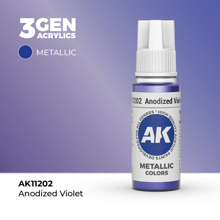 AK - Anodized Violet (18ml) - 3Gen Acrylics