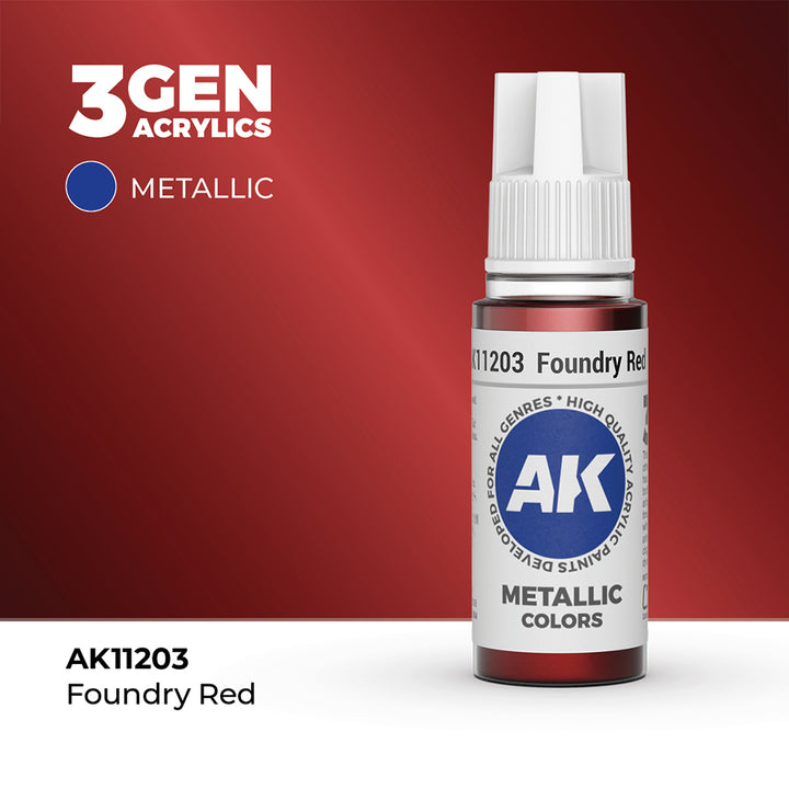 AK - Foundry Red (18ml) - 3Gen Acrylics