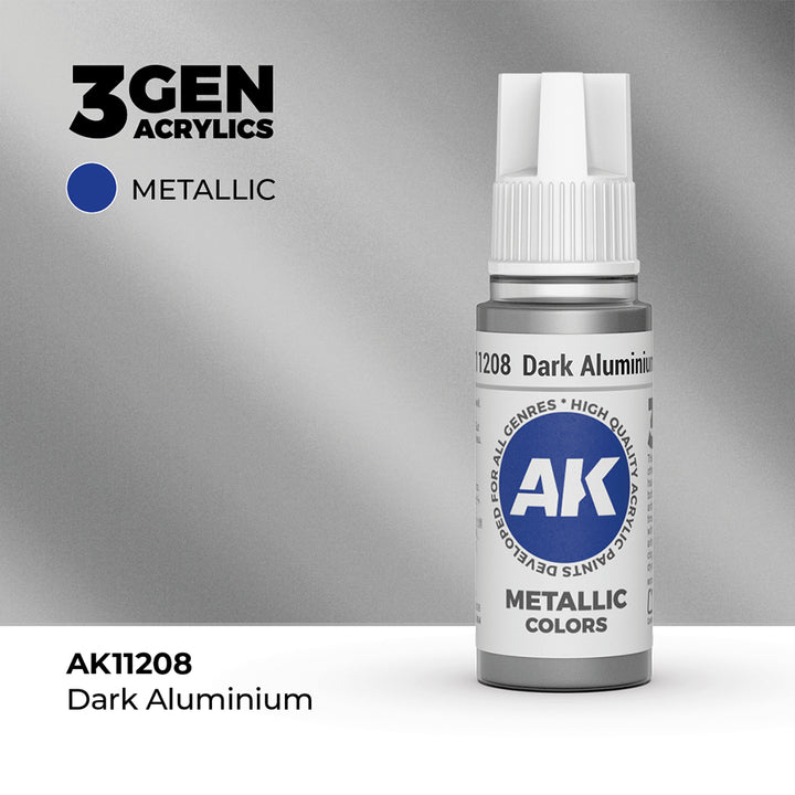 AK - Dark Aluminium (18ml) - 3Gen Acrylics