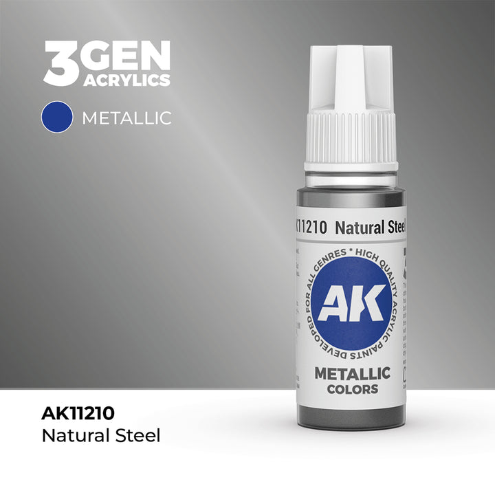 AK - Natural Steel (18ml) - 3Gen Acrylics