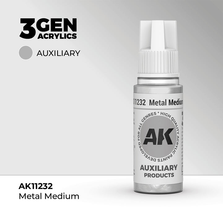 AK - Metal Medium (18ml) - 3Gen Acrylics