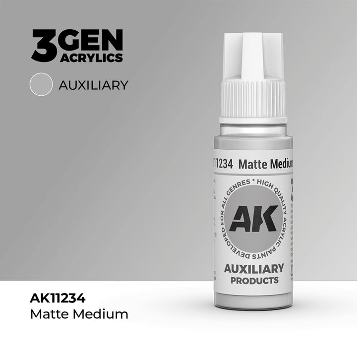 AK - Matte Medium (18ml) - 3Gen Acrylics