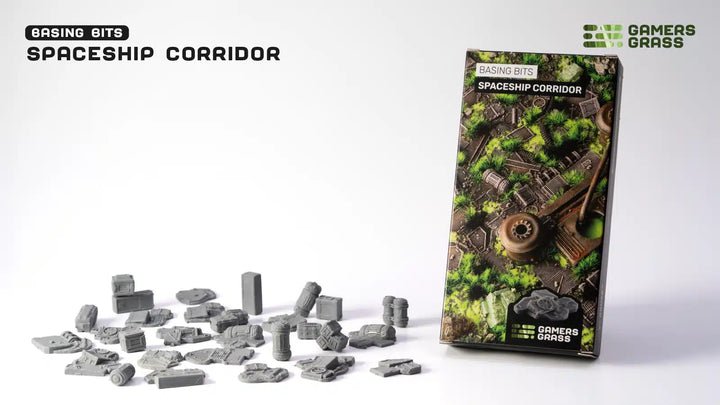 Spaceship Corridor Basing Bits - Gamers Grass (GGBB-SCO)