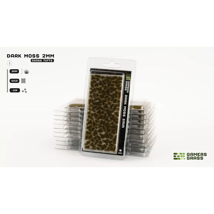 Dark Moss Tufts 2mm - Gamers Grass (GG2-DMO)