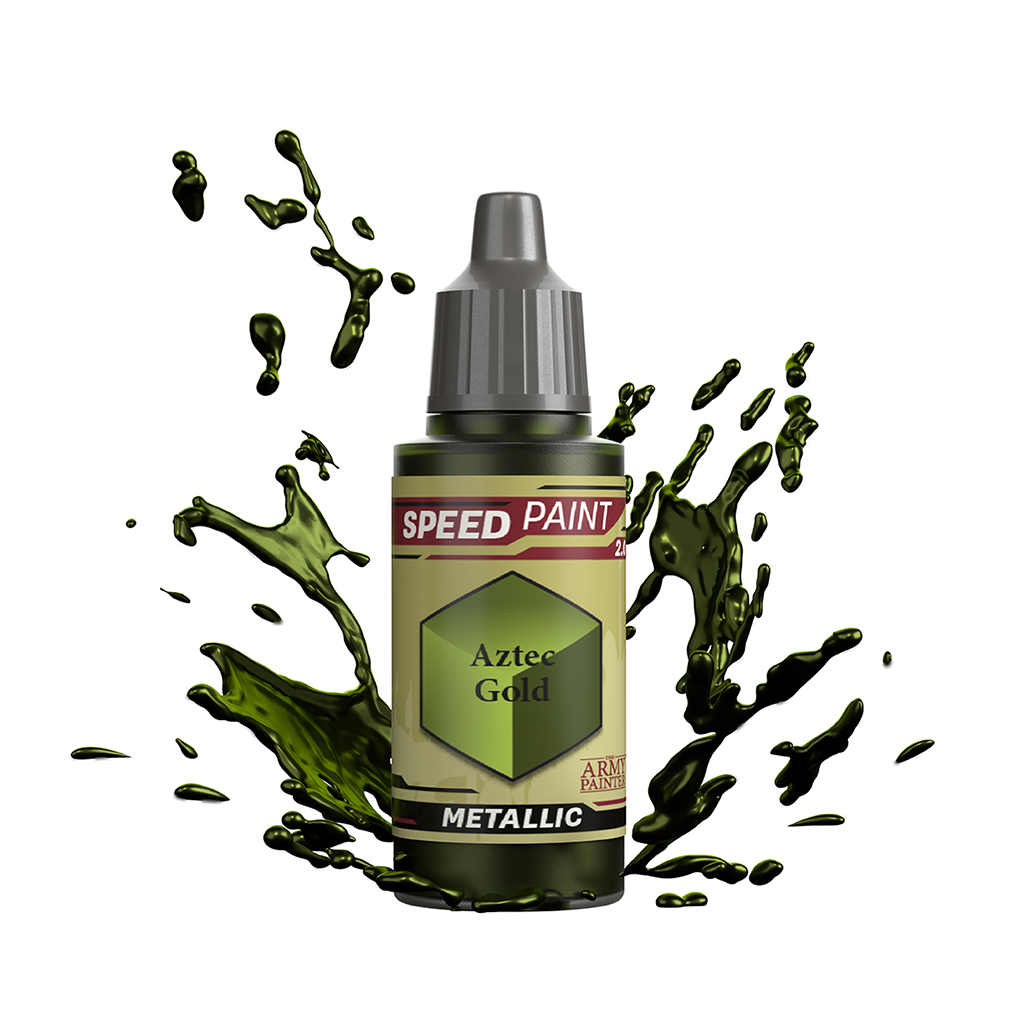 The Army Painter Speedpaint 2.0 Aztec Gold AP-WP2075 Acrylfarbe 18 ml für Tabletop Miniaturen und Modellbau