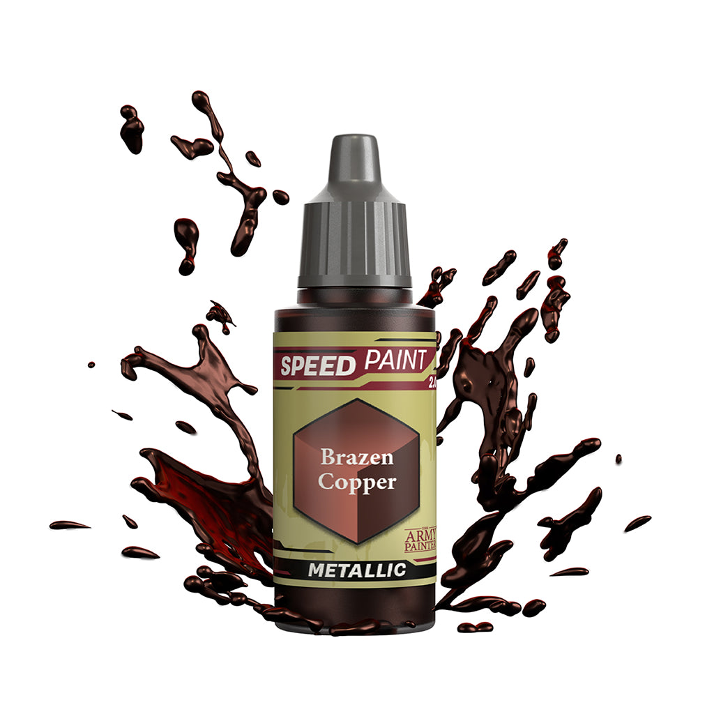 The Army Painter Speedpaint 2.0 Brazen Copper Acrylfarbe 18 ml für Tabletop Miniaturen und Modellbau