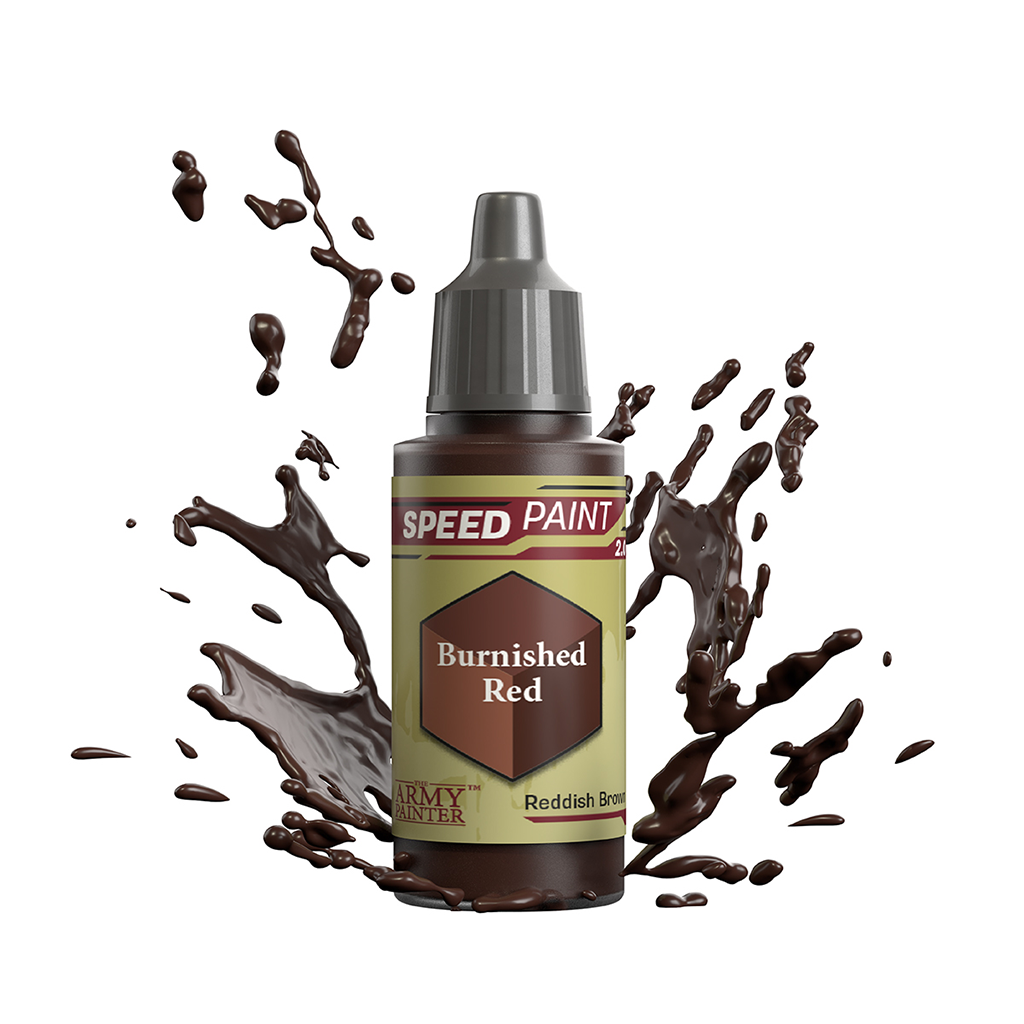 The Army Painter Speedpaint 2.0 Burnished Red Acrylfarbe 18 ml für Tabletop Miniaturen und Modellbau