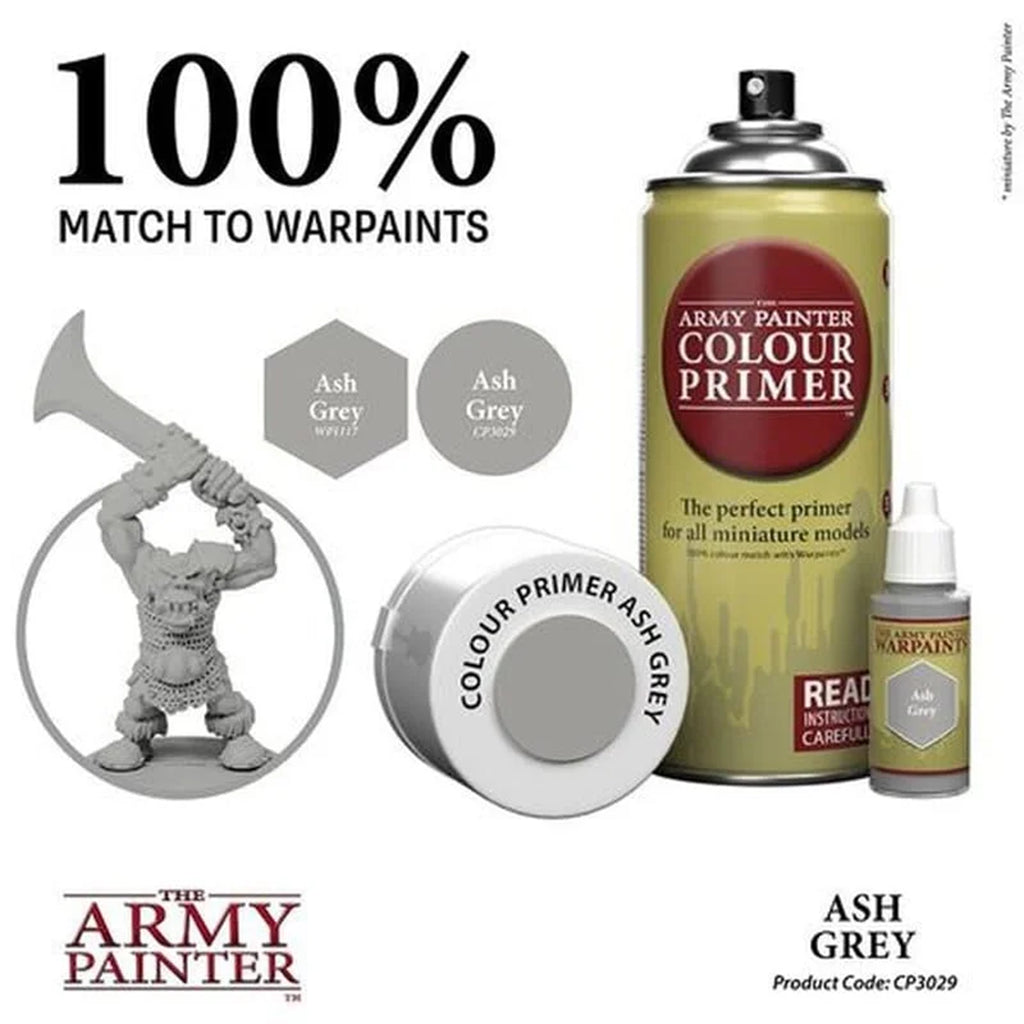 Ash Grey (400ml) - The Army Painter Color Primer