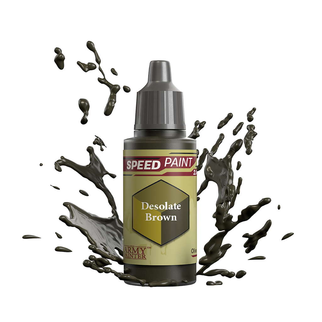 The Army Painter Speedpaint 2.0 Desolate Brown Acrylfarbe 18 ml für Tabletop Miniaturen und Modellbau