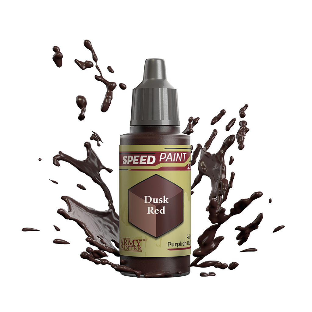The Army Painter Speedpaint 2.0 Dusk Red Acrylfarbe 18 ml für Tabletop Miniaturen und Modellbau