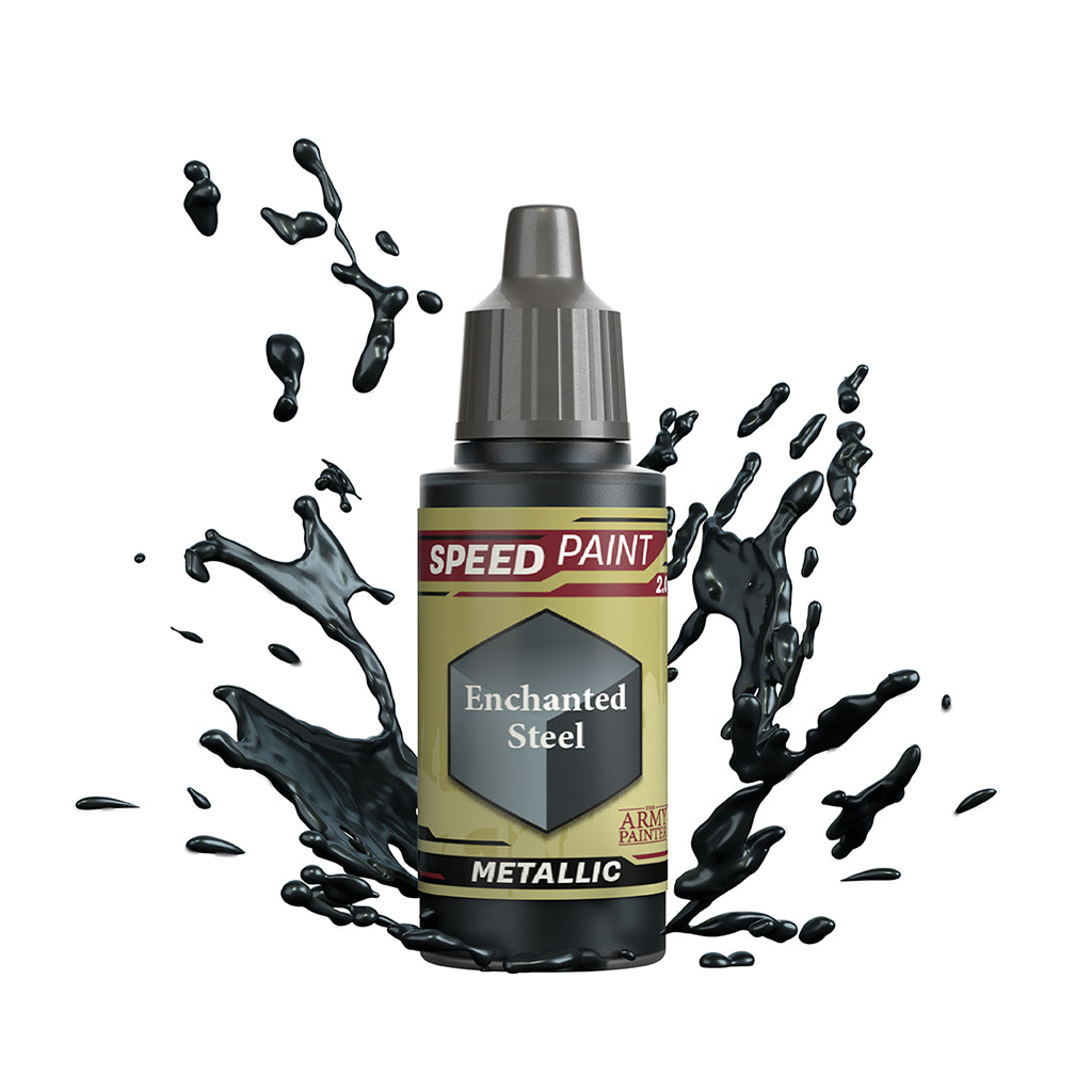 The Army Painter Speedpaint 2.0 Enchanted Steel Acrylfarbe 18 ml für Tabletop Miniaturen und Modellbau