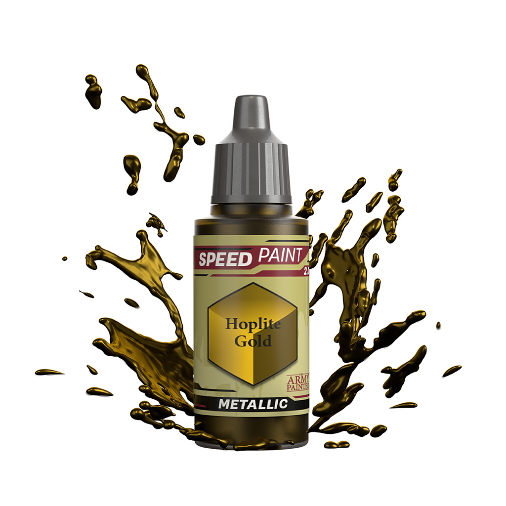 The Army Painter Speedpaint 2.0 Hoplite Gold Acrylfarbe 18 ml für Tabletop Miniaturen und Modellbau