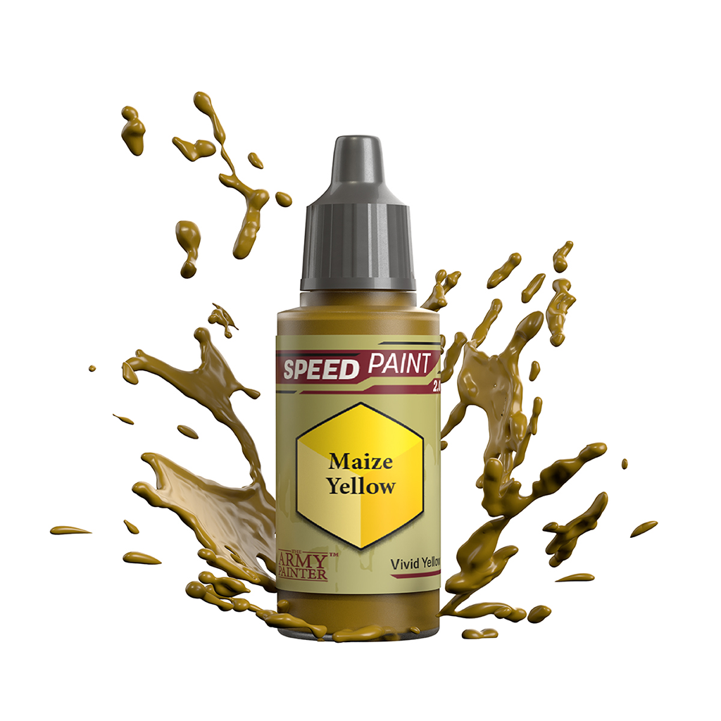 The Army Painter Speedpaint 2.0 Maize Yellow Acrylfarbe 18 ml für Tabletop Miniaturen und Modellbau