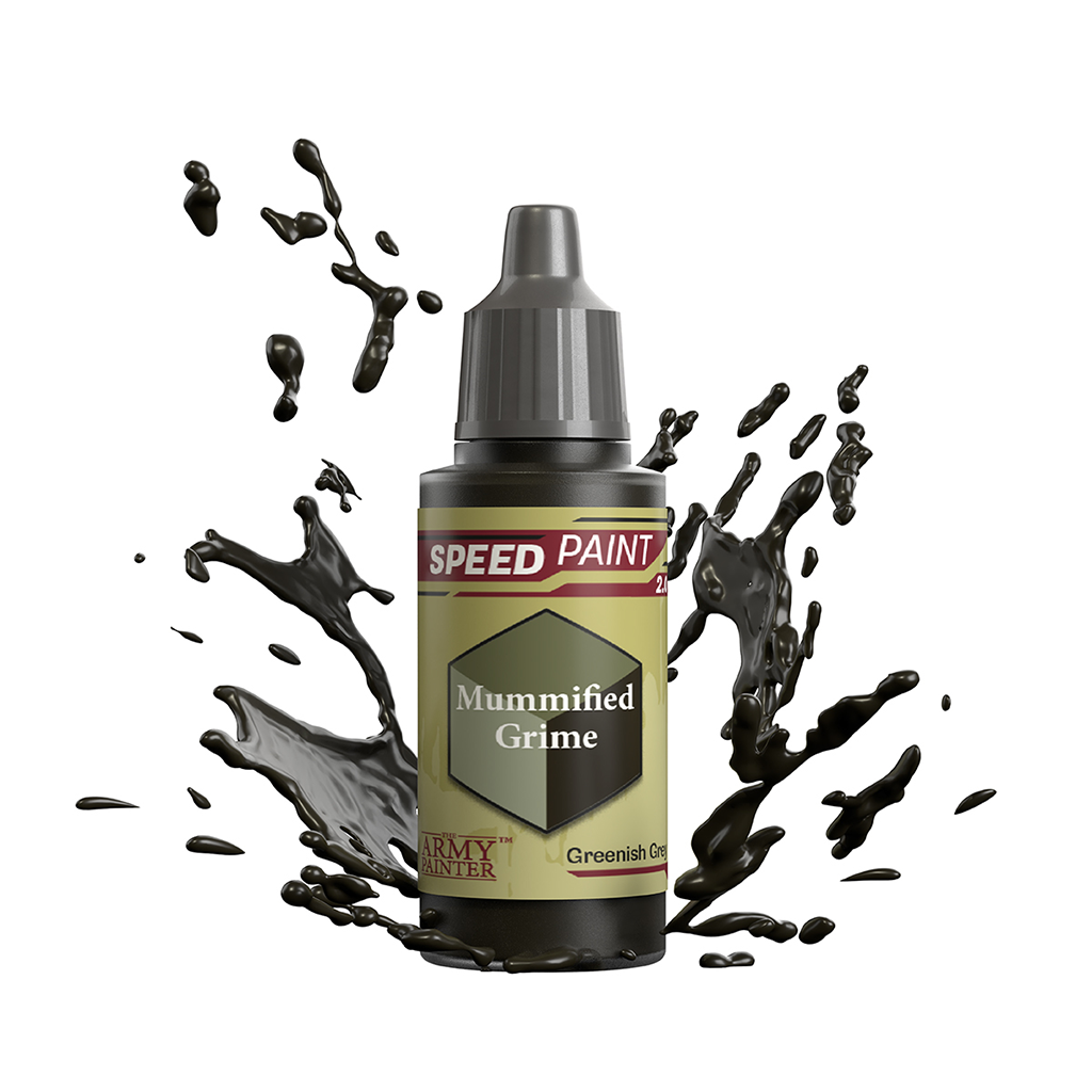 The Army Painter Speedpaint 2.0 Mummified Grime Acrylfarbe 18 ml für Tabletop Miniaturen und Modellbau