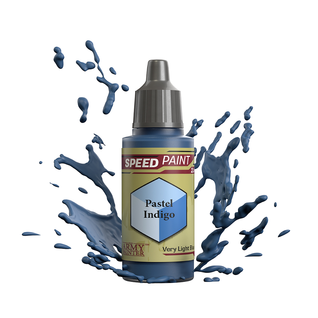 The Army Painter Speedpaint 2.0 Pastel Indigo Acrylfarbe 18 ml für Tabletop Miniaturen und Modellbau