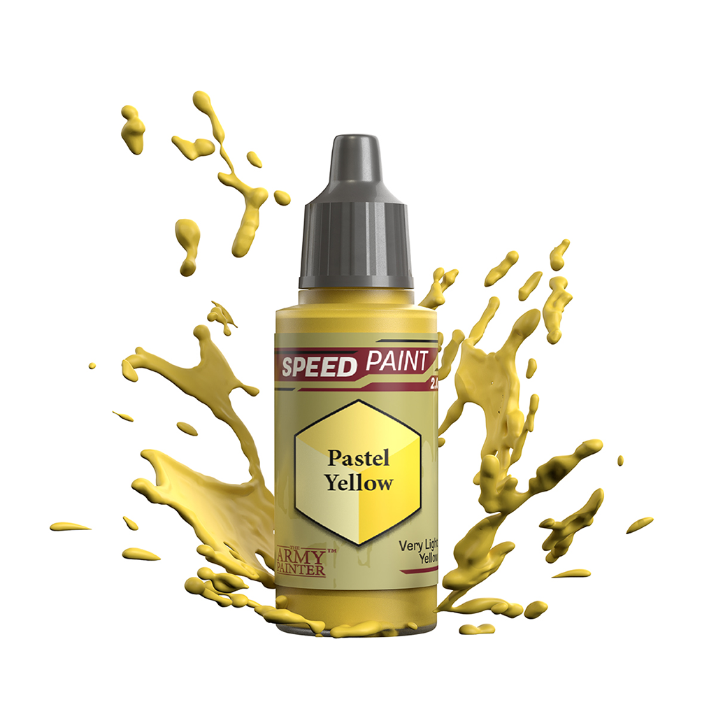 The Army Painter Speedpaint 2.0 Pastel Yellow Acrylfarbe 18 ml für Tabletop Miniaturen und Modellbau