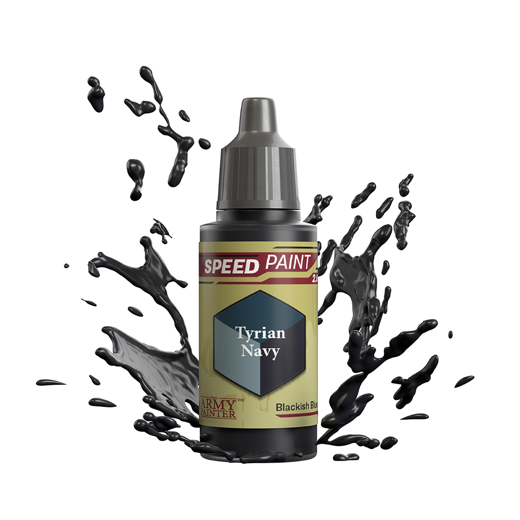 The Army Painter Speedpaint 2.0 Tyrian Navy Acrylfarbe 18 ml für Tabletop Miniaturen und Modellbau