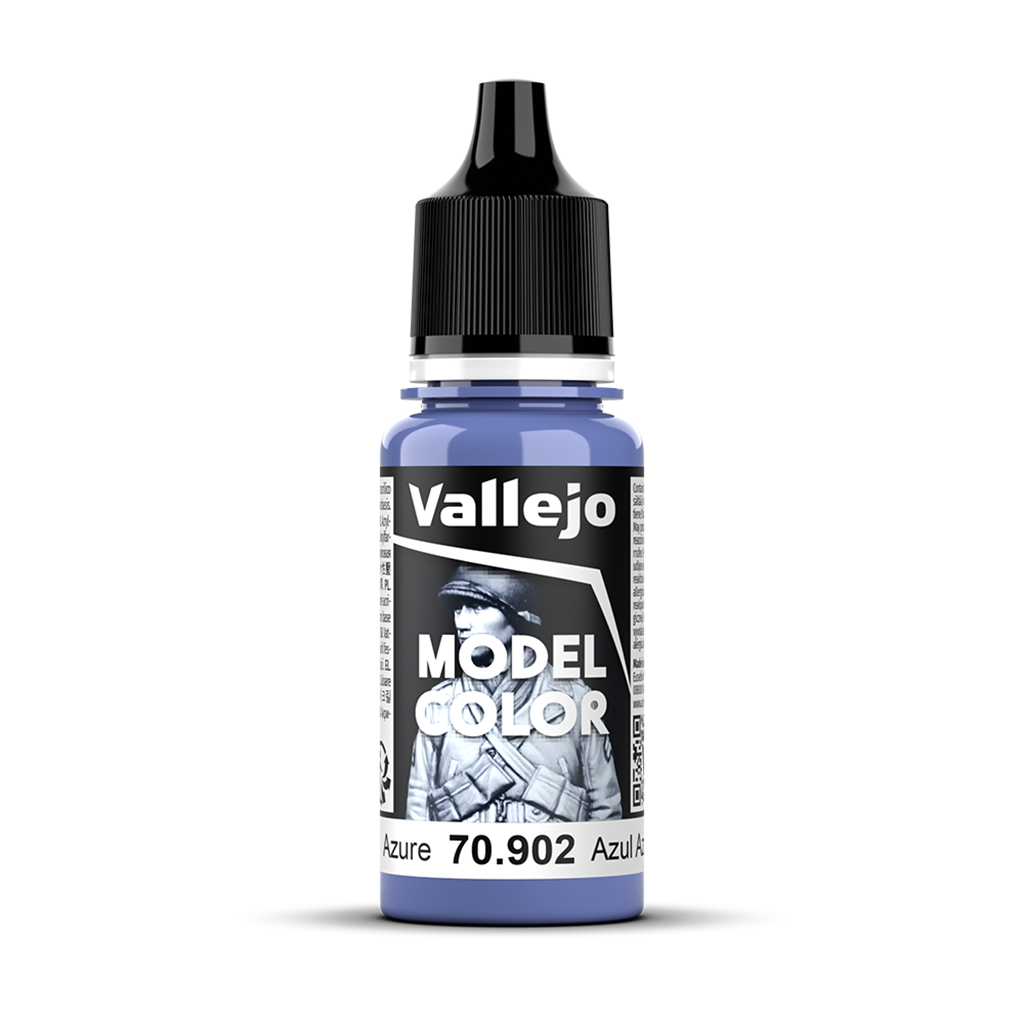 Vallejo Model Color Azure 70902 Acrylfarbe 18 ml für Tabletop Miniaturen und Modellbau