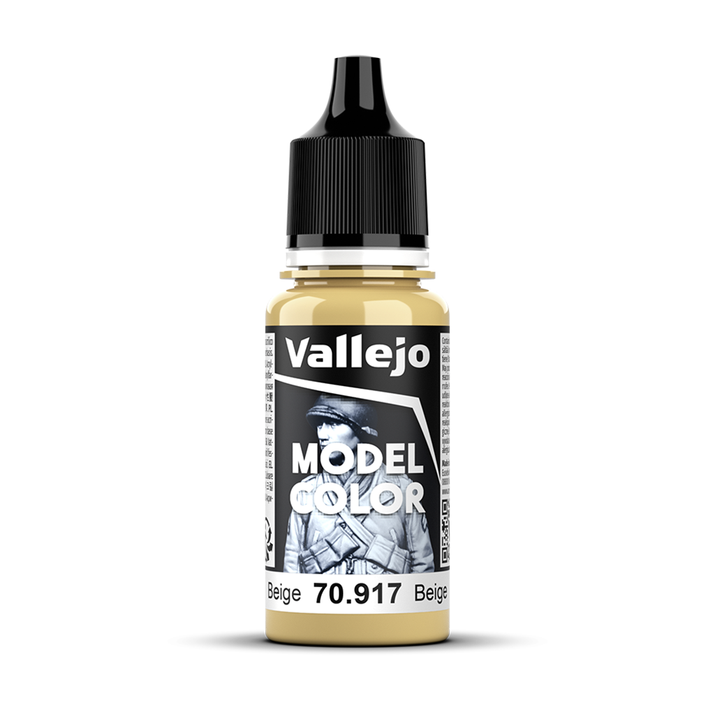 Vallejo Model Color Beige 70917 Acrylfarbe 18 ml für Tabletop Miniaturen und Modellbau
